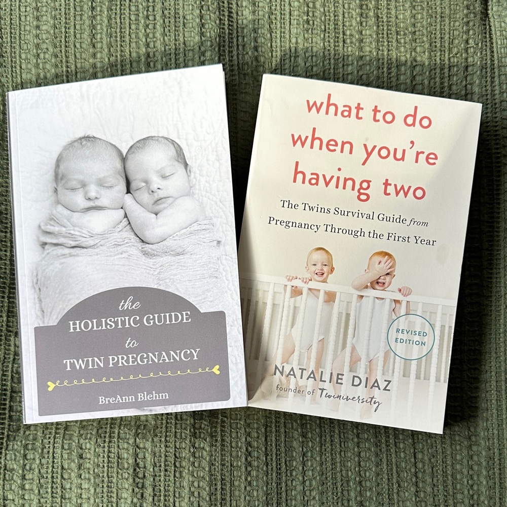NEW Twin Pregnancy Guide and Survival Book Set
